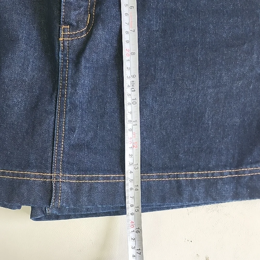 Women’s Dark Blue Denim Jean Shorts - Classic Casual by - Picture 8 of 12